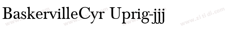 BaskervilleCyr Uprig字体转换